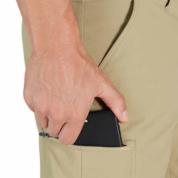 Trail Short Tan Stretch Durable Packable Quick Dry - Picture 4 of 7